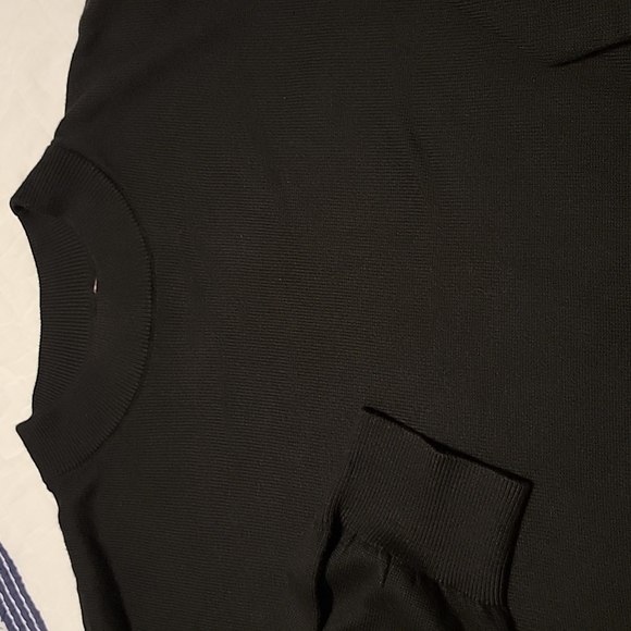 Axis Sweaters Mens Axis Crewneck Black Sweater Lightweight Never